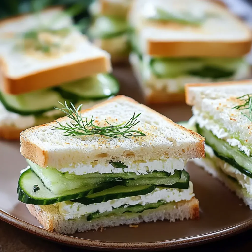 Cucumber Tea Sandwiches