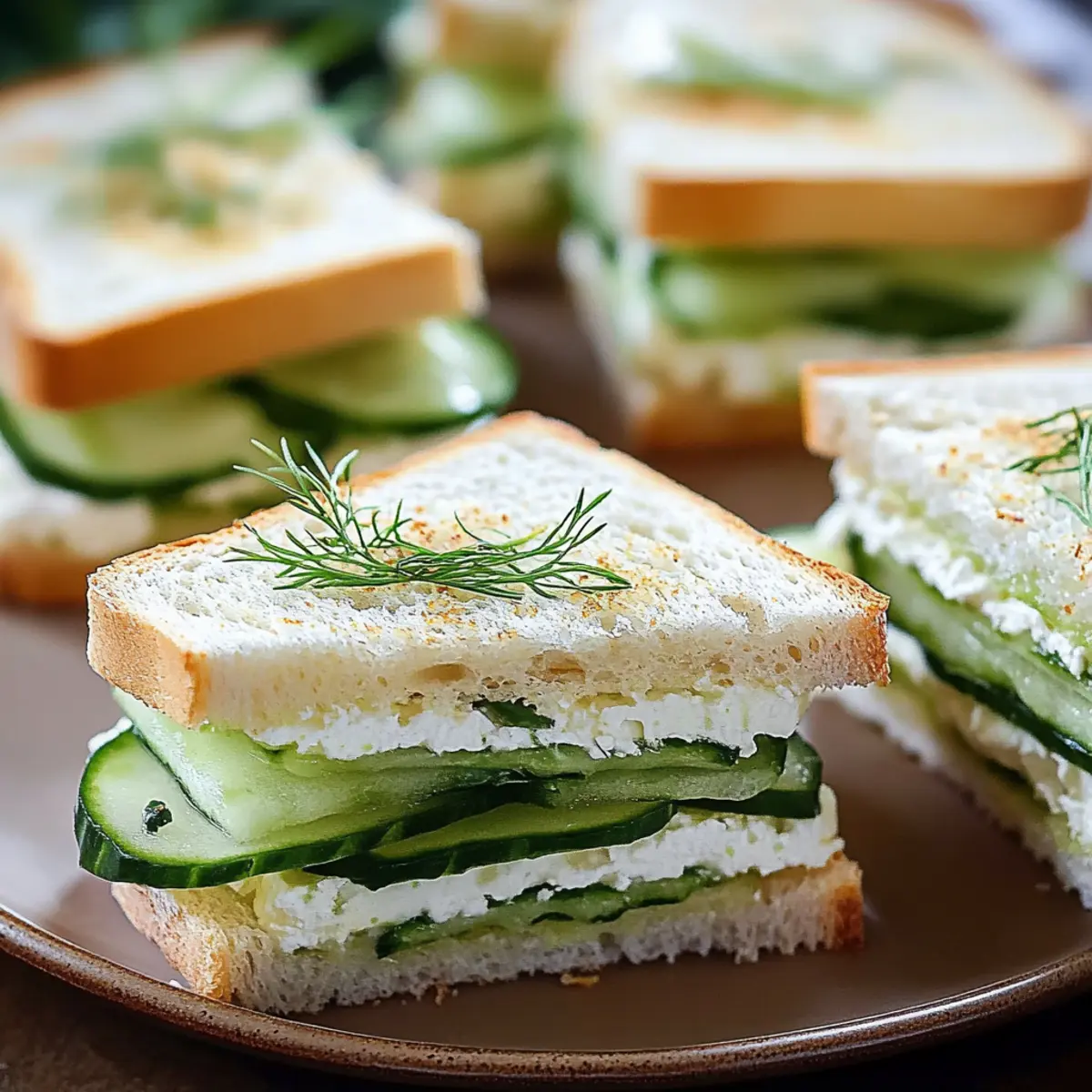 Cucumber Tea Sandwiches