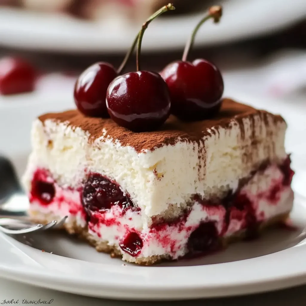 Cherry Amaretto Tiramisu