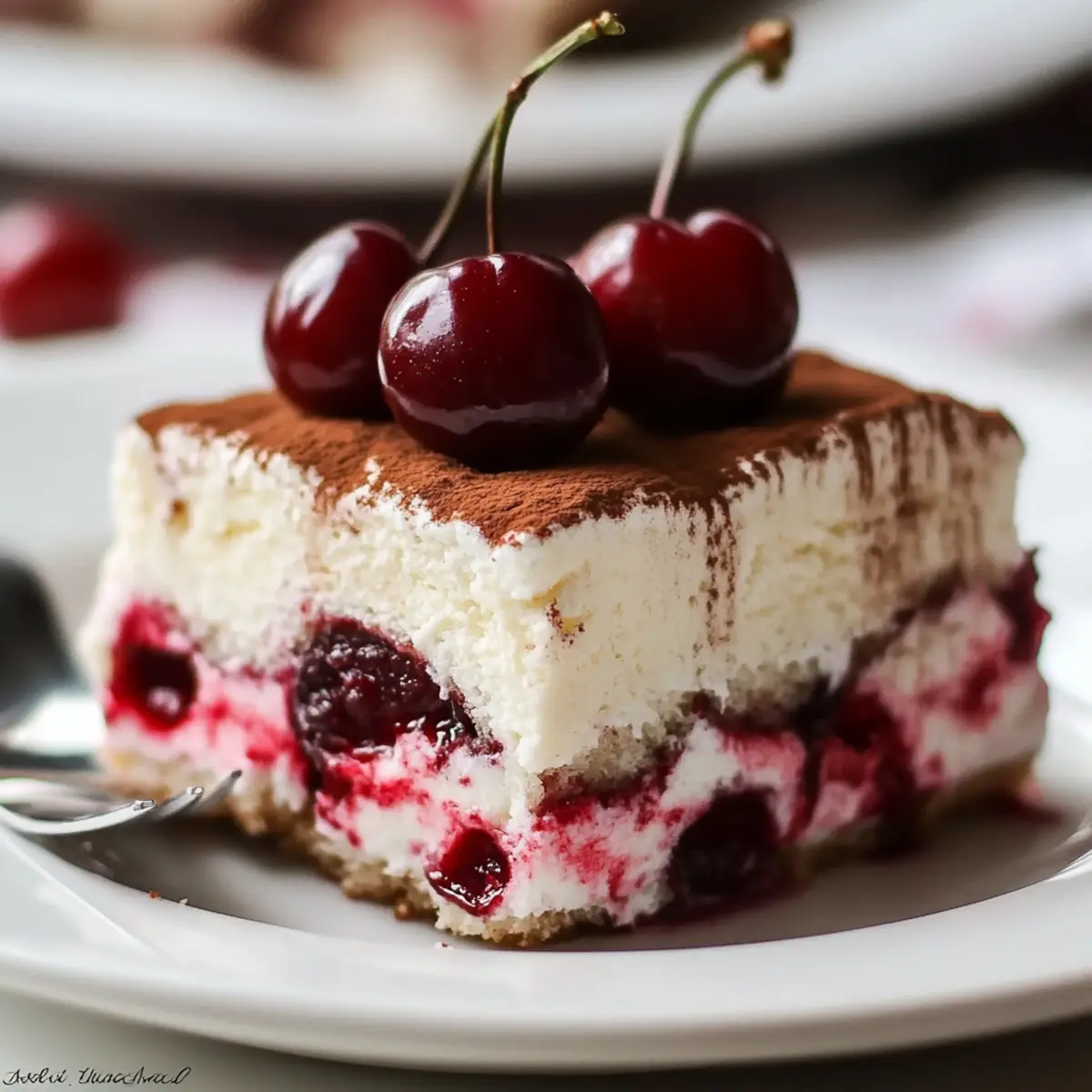 Cherry Amaretto Tiramisu