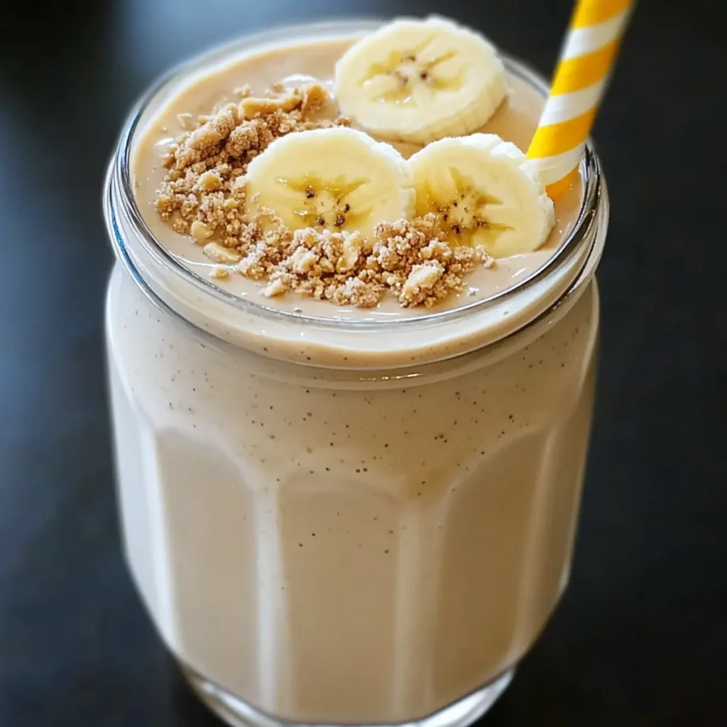 Peanut Butter Banana Protein Smoothie