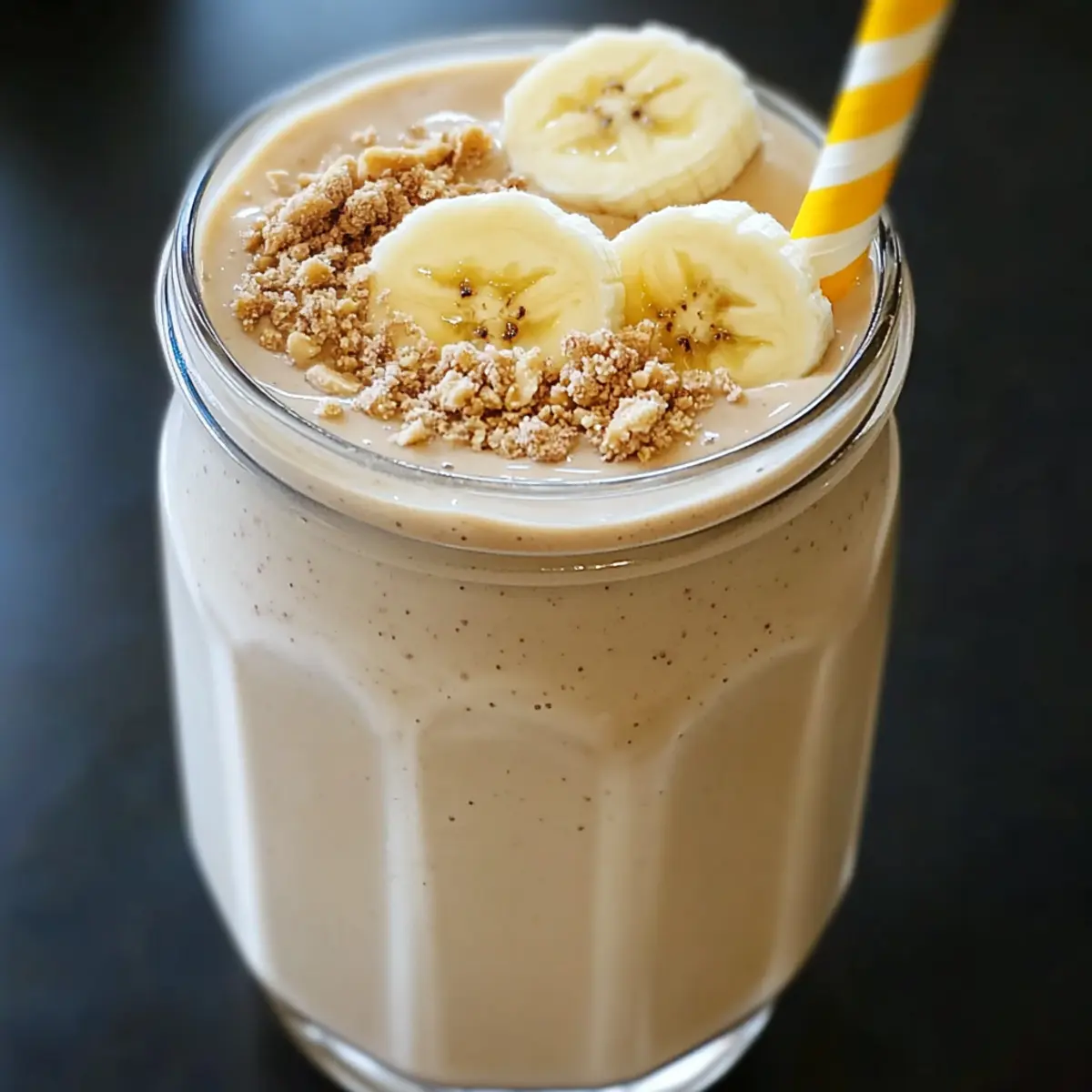 Peanut Butter Banana Protein Smoothie