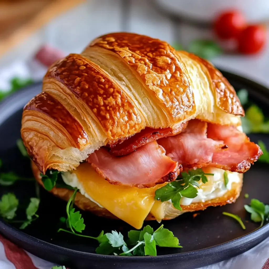 Breakfast Croissant Sandwich