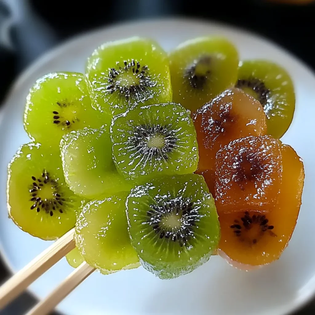 Candied Kiwi Tanghulu