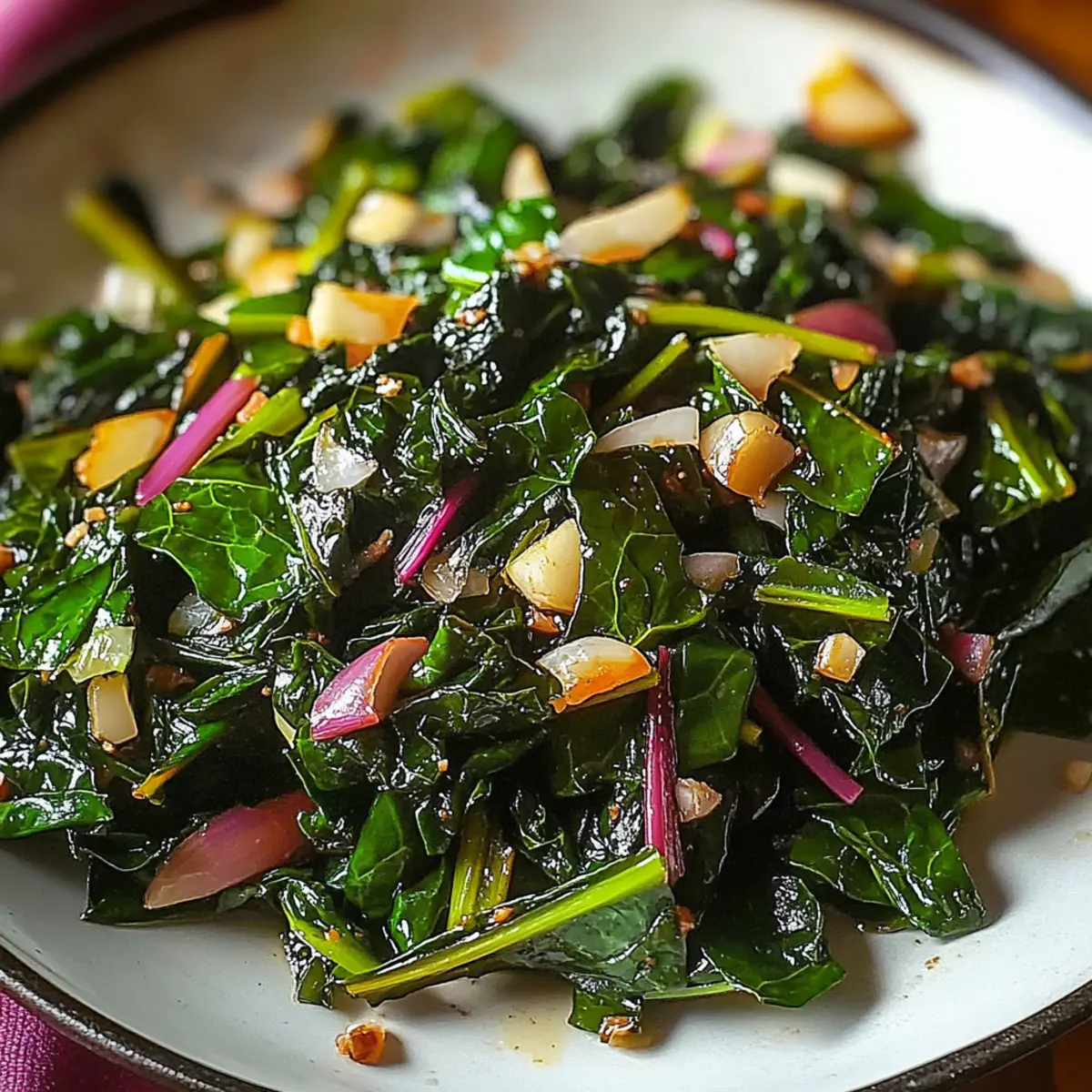 Sautéed Swiss Chard with Garlic